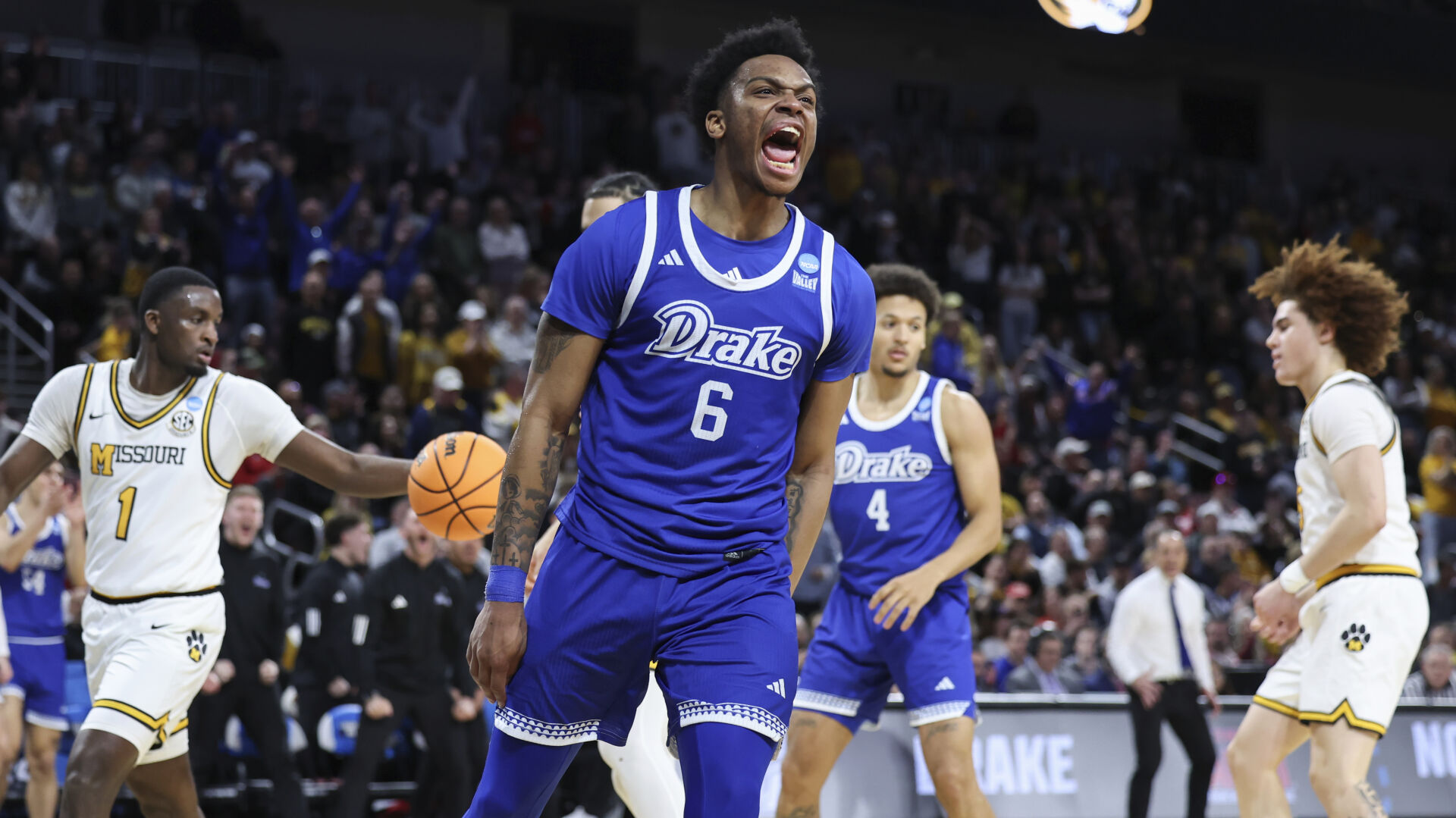 NCAA Drake Missouri Basketball